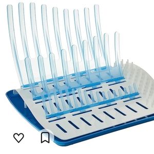Dr Browns counter top baby bottle drying rack storage